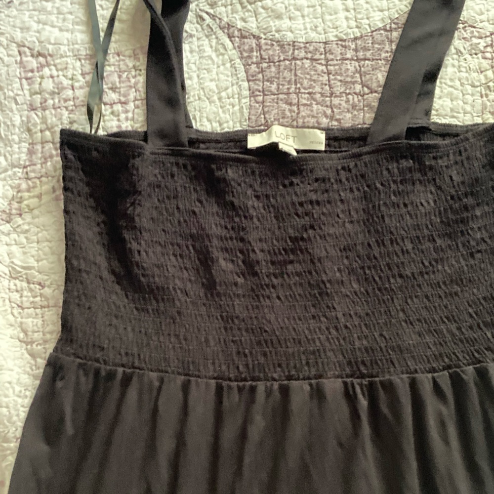 LOFT Black Maxi Dress